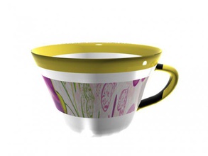 tasse à café thé de la coupe verre cuisine 3d print model - Mito3D