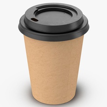 coffee cup empty 12oz takeout 3 3d 3dart design beverage cafe container crush disposable drinking fast food furnishings lid model paper plastic product recycling soda travel vray water whit 3d print model - Mito3D