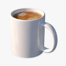taza de café la bebida cafetería cappuccino el crema copa beber alimentos vaya caliente con leche macchiato modelo oficina a cabo al aire libre pekdemir starbucks azúcar comida para llevar té tomó 3d print model - Mito3D