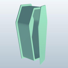 coffin v1 containers printable lowpoly 3d print model - Mito3D