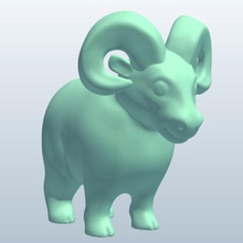 coinbank ram v1 coin bank big horn containers printable lowpoly 3d print model - Mito3D
