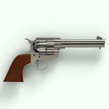 colt45 45 american colt vaquero arma de fuego modelo forajidos pacificador el la pistola ranger revólver sandu bublic oeste occidental 3d print model - Mito3D