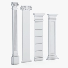 column040 de la arquitectura columna decorativos detalle elementos fworx modelo pilar 3d print model - Mito3D