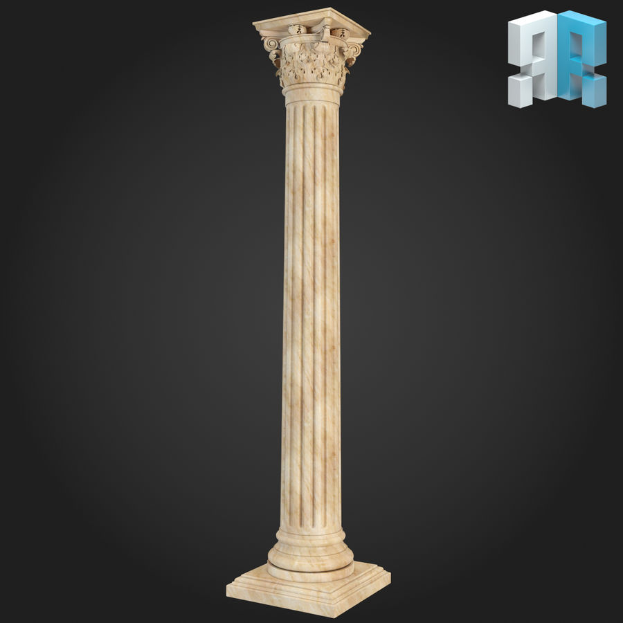 colonna 011 architettura classica classicismo elementi modello modulo roombaroom 3D print model - Mito3D