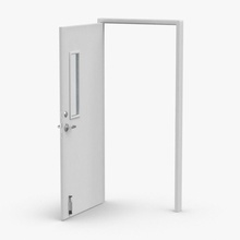 kommerzielle Türen Tür 2 öffnen Tier Architektur Architrav Gebäude Fall kommerziellen frame Griff Innenraum - Knopf lock Modell modern royalmix Sucher 3d print model - Mito3D
