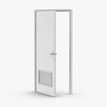 kommerzielle Türen Tür 4 angelehnt nur Tier Architektur Architrav Gebäude Fall kommerziellen frame Griff Innenraum - Knopf lock Modell modern royalmix Sucher 3d print model - Mito3D