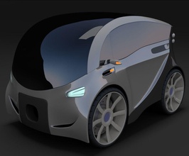 3 kompakt elektrikli konsept otomobili 2014 alaşım otomobil karışım araba şehir kavram elektrik fi fütüristik farlar daha düşük mini model sci bilim kurgu scifi shariff küçük spor sokak lastik araç tekerlek 3d print model - Mito3D