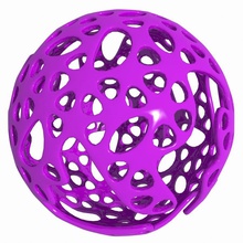 objet complexe 22 abstraite de l'architecture art desing le luminaire l'ameublement géométriques mathématiques mehtikruton mht modèle moderne nano scifi en forme solide la statue symbole voronoi 3d print model - Mito3D