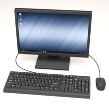 computer monitor keyboard & mouse. browntimmy. business. collection. computer. desk. desktop. display. electronics. flatscreen. game. key. keyboard. lcd. model. monitor. mouse. office. pc. peripheral. tech. type. window. 3d print model - Mito3D