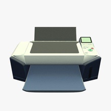 impresora de ordenador v3 equipo la electrónica imprimible lowpoly 3d print model - Mito3D