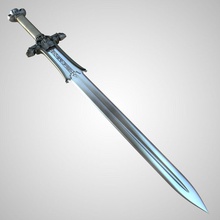 conan atlantean king sword 3dsmax barbarian blade cutting gamoola melee model vray weapon 3d print model - Mito3D