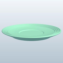 concentricrings v1 concentric rings saucer kitchen items printable lowpoly 3d print model - Mito3D