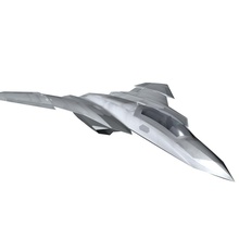 concept fighter kf1-ax aircraft airplane axes icdi1257 jet kf1 military model plane 3d print model - Mito3D