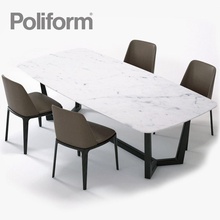 concorde grace architecture buonarotti dining elements furnishings furniture home model poliform set table 3d print model - Mito3D