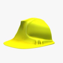 conhelmet v02 construction helmet apparel printable lowpoly 3d print model - Mito3D