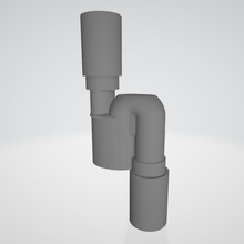 connecteur poitrine tube filtre pneumothorax santé accessoires 3d print model - Mito3D