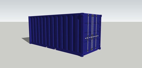 container carga cargo contenedor correo Kiste envase Industrie marianorotth Modell Verpackung tool transport transporte 3d print model - Mito3D
