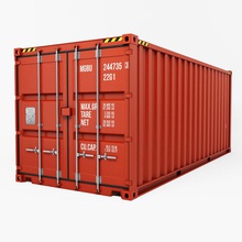 container 20 ft 20ft 3d box cargo crate industrial iso load logistics max model plastyforma port sea shipping trailer transport vray 3d print model - Mito3D