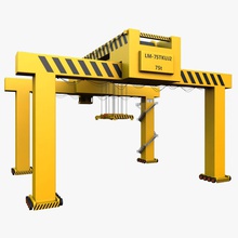 container crane 3degestar cargo carrier construction docking gantry harbour heavy industrial lift machine mobile model port shipping terminal tower transport vehicle yard 3d print model - Mito3D