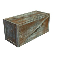container v1 wooden crate long animals printable lowpoly 3d print model - Mito3D