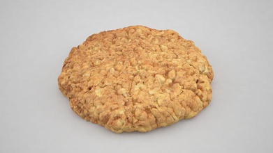 cookie 3d 3ds cibo alta max modello poli superlalboy la texture di verdure 3d print model - Mito3D