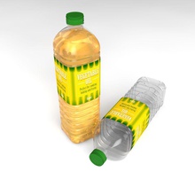 Speiseöl-Flasche gebacken wird Flasche gechipt container gekocht Essen braten Küche Flüssigkeit Liter Modell öl olive Kunststoff Raps russellqd Gemüse 3d print model - Mito3D