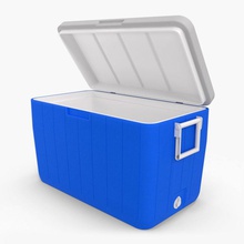 cooler box blue 3d molier 48 beverage camp chest cold container cool drinking fixture food freezer fridge furnishings handle ice icebox international model outdoor picnic plastic portable quart refrigerator 3d print model - Mito3D