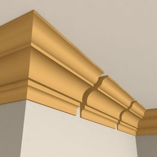 cornice molding 003 3dknot architectural architecture building ceiling classic decor elements home house interior model mold moulding wall 3d print model - Mito3D
