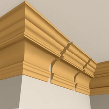 cornice molding 010 3dknot architectural architecture building ceiling classic decor elements home house interior model mold moulding wall 3d print model - Mito3D