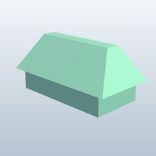 cottage v1 english buildings printable lowpoly 3d print model - Mito3D