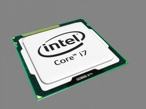 processeur - intel core i7 cpu inte de base l'électronique 3d print model - Mito3D