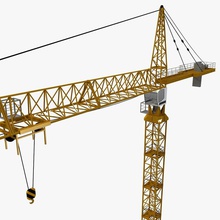 crane architecture building construction heavy industrial liebherr machine model structure tower vehicle vgreso 3d print model - Mito3D