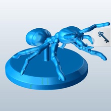 criatura formiga v2 mutante mítico criaturas printable lowpoly míticas 3d print model - Mito3D
