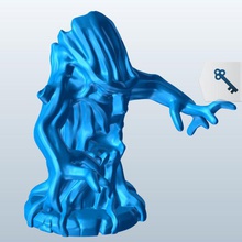 creaturetree monster v1 Kreatur Baum mythische Kreaturen bedruckbar ist lowpoly 3d print model - Mito3D