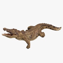 Krokodil Spielzeug alligator Tier Sammlung gator Riese Kind Modell fotorealistisch Kunststoff Reptilien Fluss safari Zähne - vyvera 3d print model - Mito3D