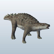 cryptosaurus v1 dinozorlar yazdırılabilir lowpoly 3d print model - Mito3D