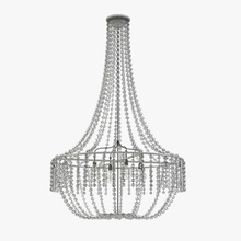 lampadario di cristallo architettura la decorazione elementi arredamento mobili lampada luce modello tdubic 3d print model - Mito3D