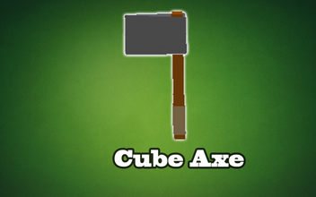 cube axe weapons 3d print model - Mito3D