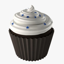 bolo de xícara 02 produtos confeitaria taça cupcake beber fatgod88 alimentos modelo lanche doces 3d print model - Mito3D