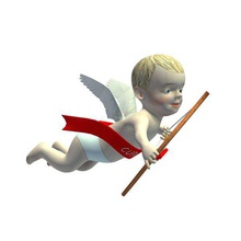 cupid v3 mythical creatures printable lowpoly 3d print model - Mito3D