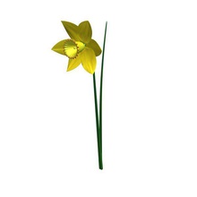 daffodil flower v1 plants wildlife printable lowpoly 3d print model - Mito3D