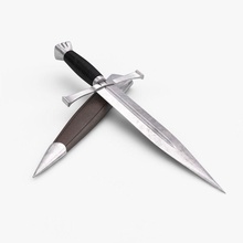 dagger armor artstorm blade cutting fantasy knife medieval melee model scabbard short sword weapon 3d print model - Mito3D