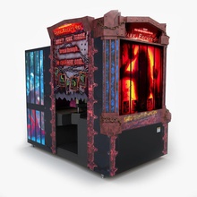 4d karanlık kaçış 3d arcade mimarlık Otomatı kutusu kabin casino bileşen bilgisayar elektronik elemanları eğlence oyun joystick katil model panik projeksiyon oda 1985 Sanchez arasında ekran atıcılar vurdu yuvası video geniş 3d print model - Mito3D
