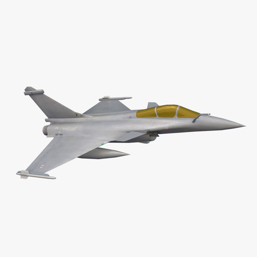 dassault rafale c fighter jet aria aeromobili aereo armee figther il francese gioco l più in basso lowpoly marino militare modello marina piano poli pronto ultimatecg 3D print model - Mito3D