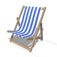 deck chair beach cloth cruise furnishings furniture holiday model pool recreation shipping vacation zedaxis 3d print model - Mito3D