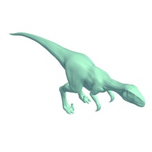 deinonychus v1 deinontchus dinozorlar yazdırılabilir lowpoly 3d print model - Mito3D