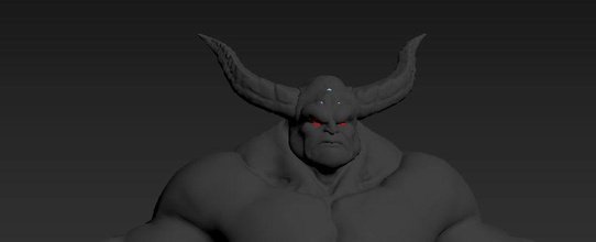 demon behemot alien angry character demons devil diablo evil fantasy fi game hallooween heavy hells horn horror jussi138 lucifer model rpg satan sci war 3d print model - Mito3D