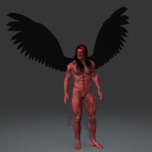 demongod 3d aadiscount l'anatomie corps caractère les démons diabolique dieu hd haut énorme de l'homme grand sexe masculin modèle le monstre poly populaire rouge effrayant fort toplist 3d print model - Mito3D