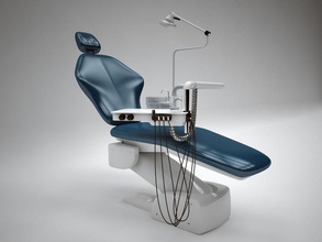 fauteuil dentaire 3d de soins président la clinique dent le dentiste médecine forage l'équipement fertim l'ameublement mobilier gomme max médicaux modèle odontologique d'odontologie siège stomatolog dents 3d print model - Mito3D
