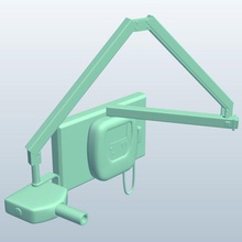 dental xray unidade v2 as ferramentas equipamento printable lowpoly de 3d print model - Mito3D
